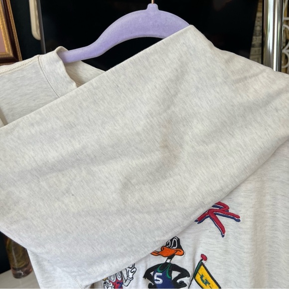 Vintage Acme Looney Tunes Slam Dunk Graphic Long Sleeve Shirt - Picture 5 of 6